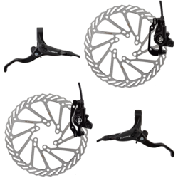 Clarks Clout-1 Hydraulic Disc Brake Kit (2 Sets With Rotors)