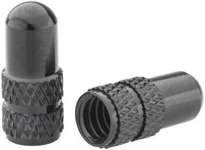 Deity Components DEITY Presta Valve Caps, Black