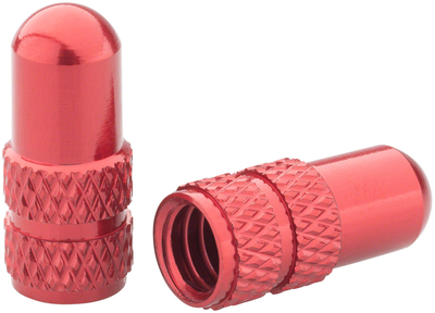 Deity Components DEITY Presta Valve Caps, Red