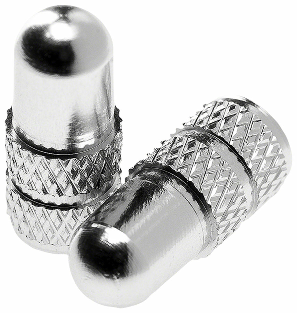 Deity Components DEITY Presta Valve Caps - Silver