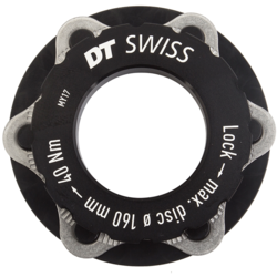 DT Swiss Road Center Lock to 6-Bolt Rotor Adapter