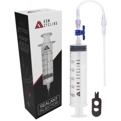 KOM Cycling Sealant Injector with Plastic Valve Core Tool